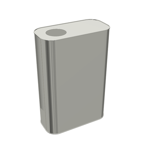 621ml Rectangular Paint & Coating Can